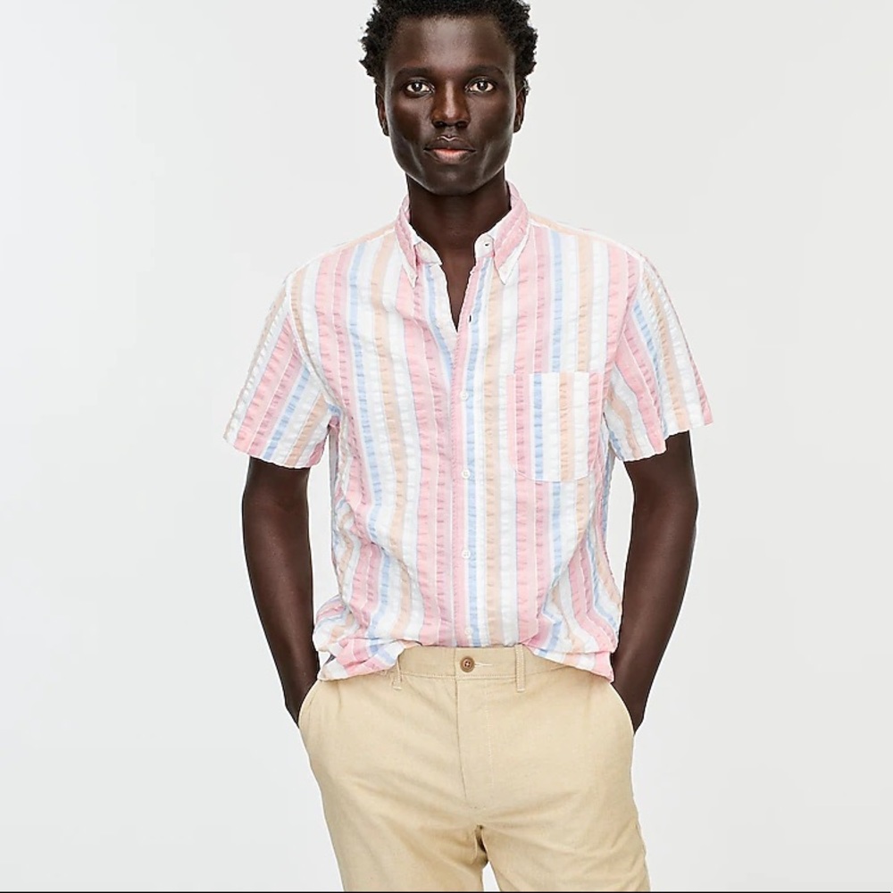 🆕👔ELEMENT SEARSUCKER COTTON SHIRT👔🆕 - Picture 4 of 16